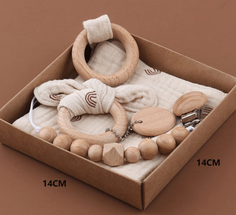 Slumberwood Baby Teether Set.