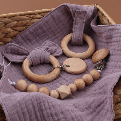 Slumberwood Baby Teether Set.